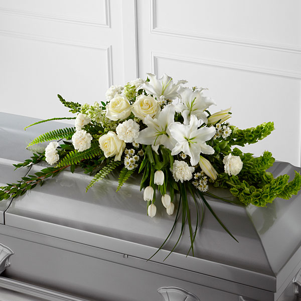 The FTD Splendid Grace Casket Spray | Judy's Village Flowers