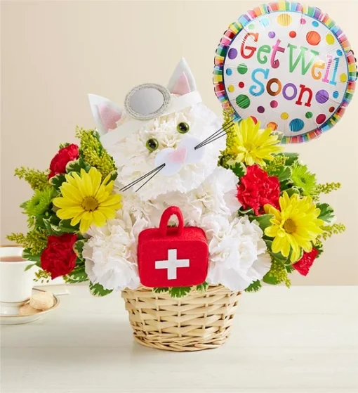 Cure-All Kitty (With Mylar Balloon)