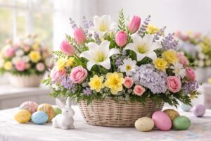 Image depicting Easter Flowers from Judy’s Village Flowers.